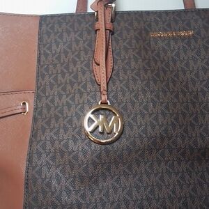 Michael Kors Brown and Tan Women's Tote Bag new with tags